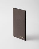Saffiano leather passport holder, , hi-res