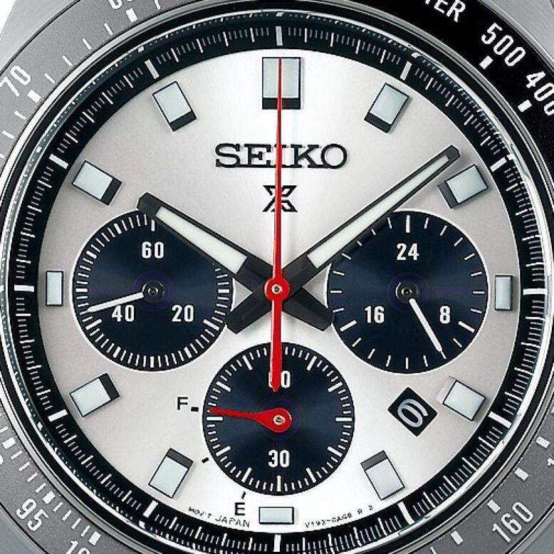 Speedtimer Go Large Solar Chronograph 41.5mm Mens Watch Silver, , hi-res