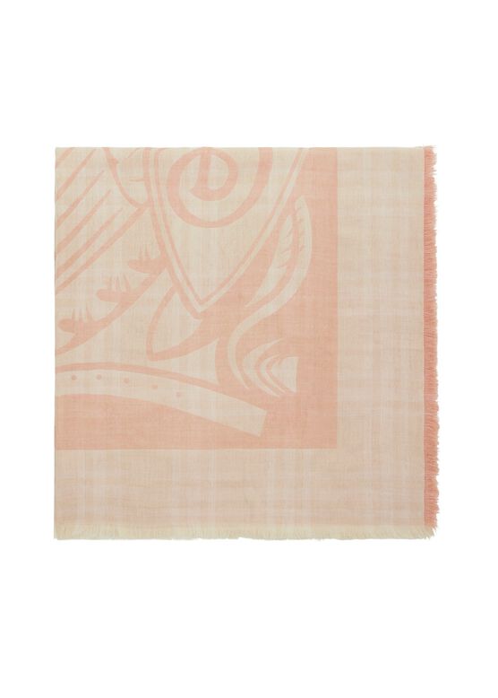 EKD Check Wool Blend Scarf, , hi-res