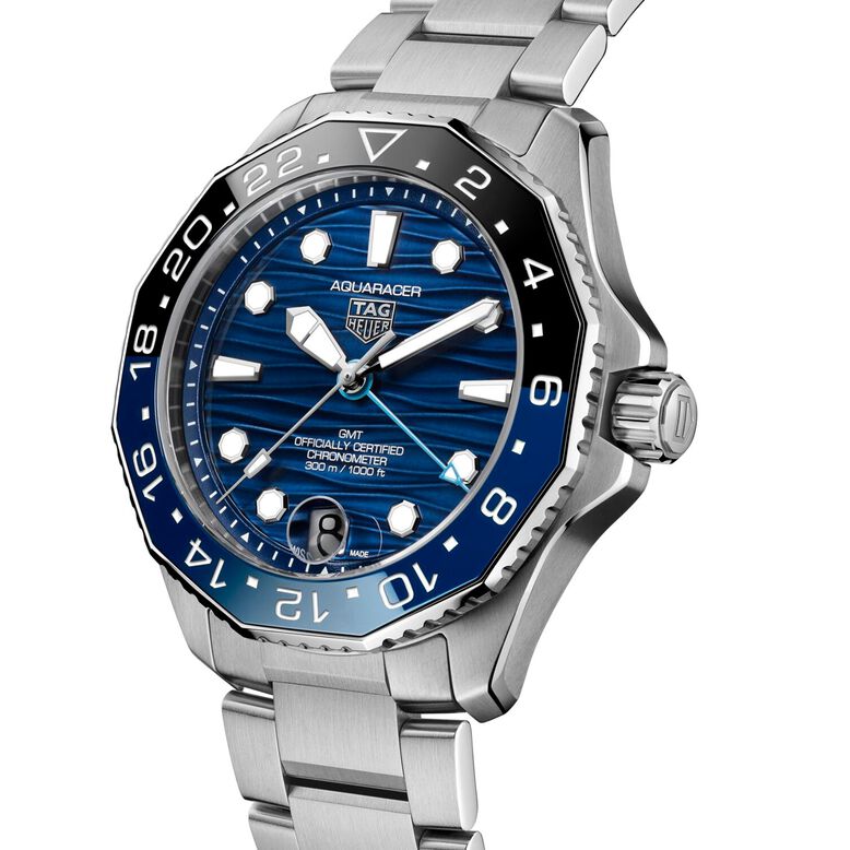 Aquaracer Professional 300 GMT 42mm Mens Watch Blue, , hi-res