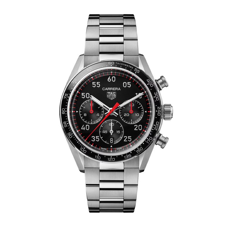 Carrera Chronograph Sport Automatic 42mm Mens Watch Black, , hi-res
