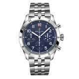 Classic AVI Chronograph 42 Tribute to Vought F4U Corsair Stainless Steel Watch, , hi-res