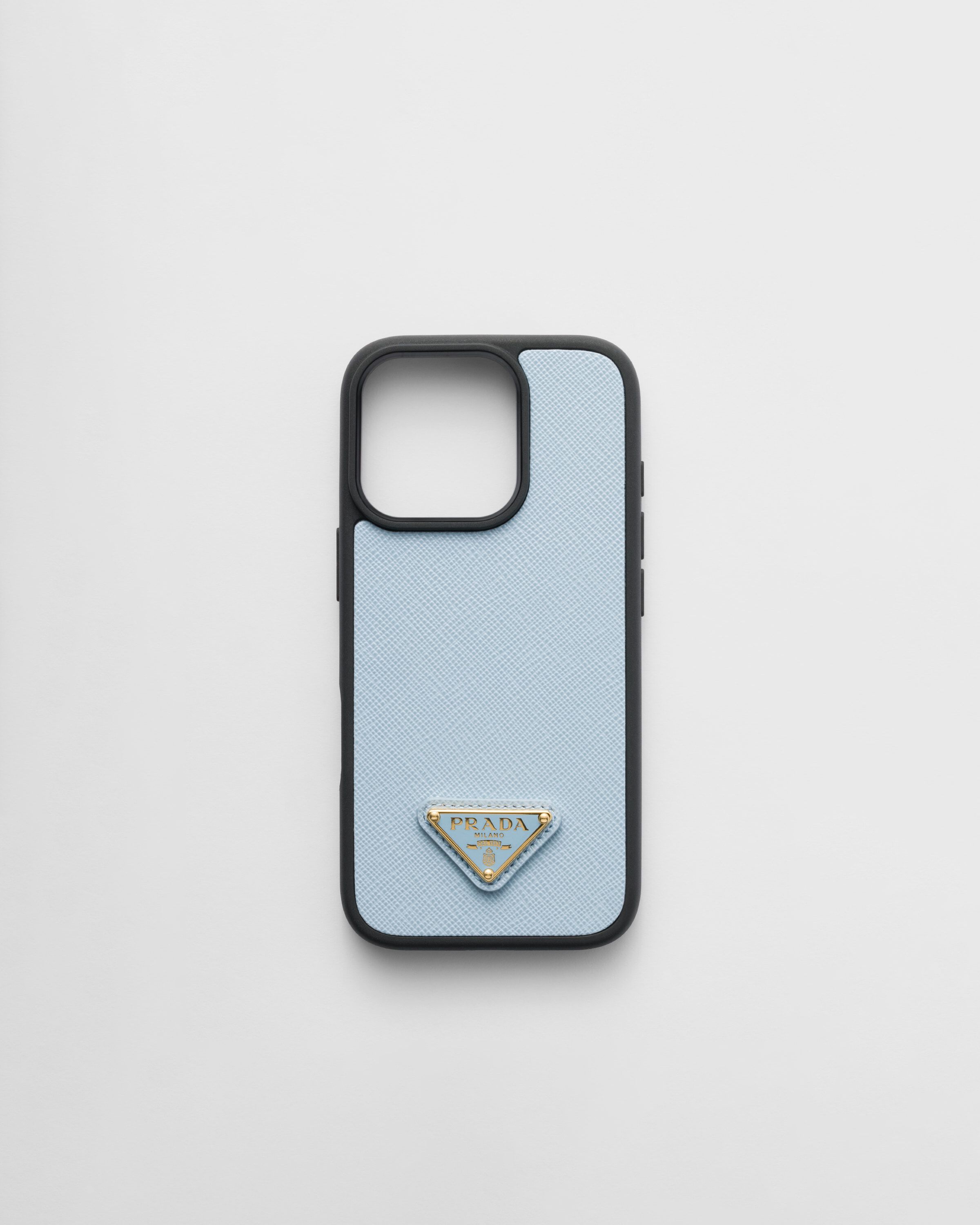 Saffiano leather case for iPhone 16 Pro