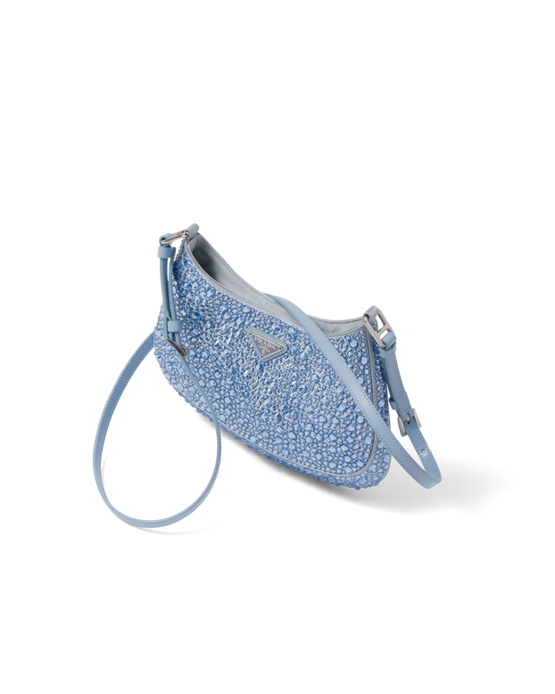 Prada Cleo satin bag with crystals, , hi-res