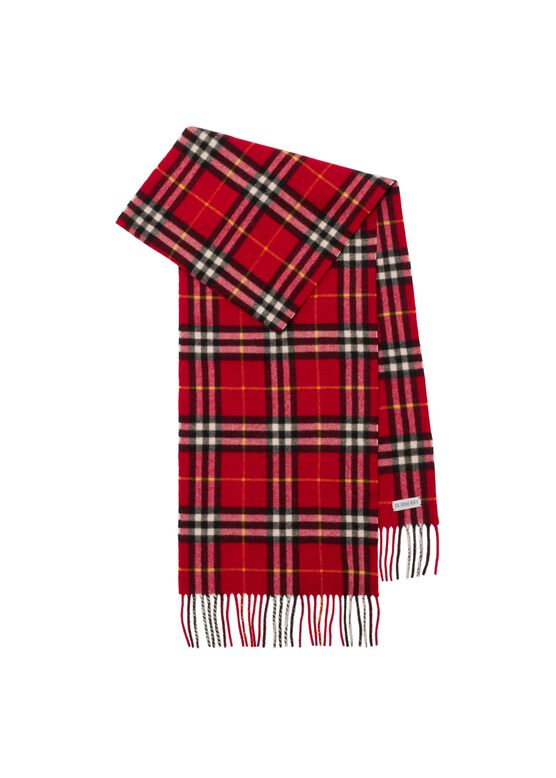 Check Cashmere Scarf, , hi-res