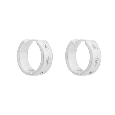 Lynx Chunky Hoop Earrings 