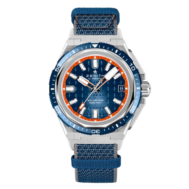Defy Extreme Diver 42.5mm Mens Watch Blue Interchangeable Strap, , hi-res