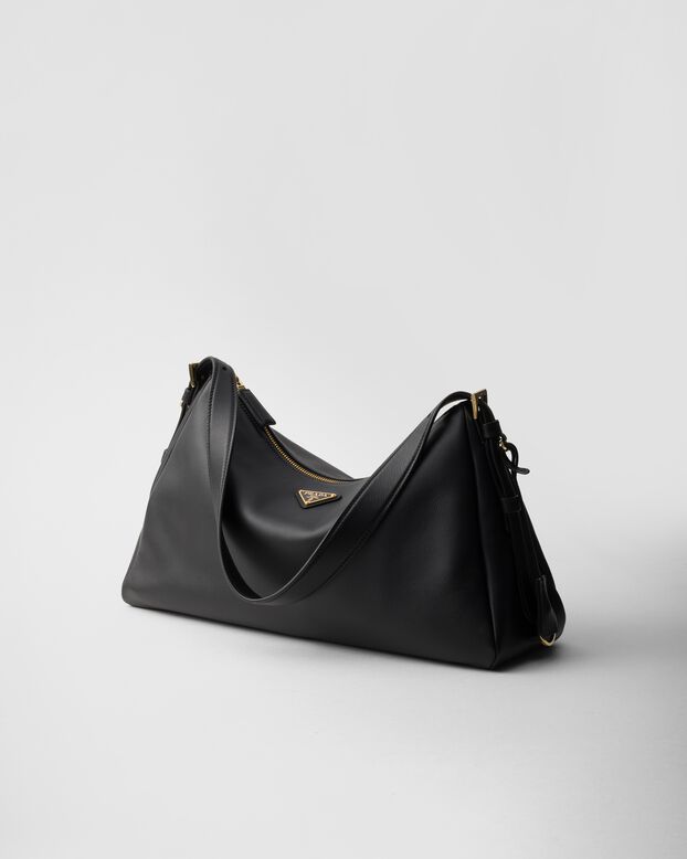 Prada Aim&eacute;e large leather shoulder bag, , hi-res