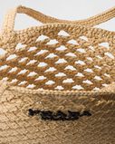 Crochet tote bag, , hi-res