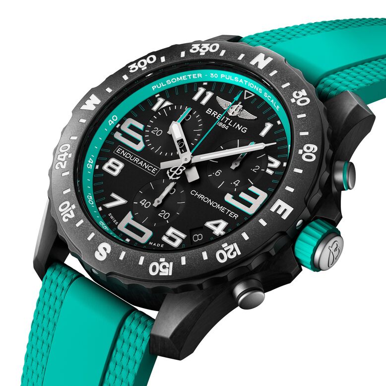 Endurance Pro 44mm Unisex Watch Turquoise The Watches Of Switzerland Group Exclusive, , hi-res