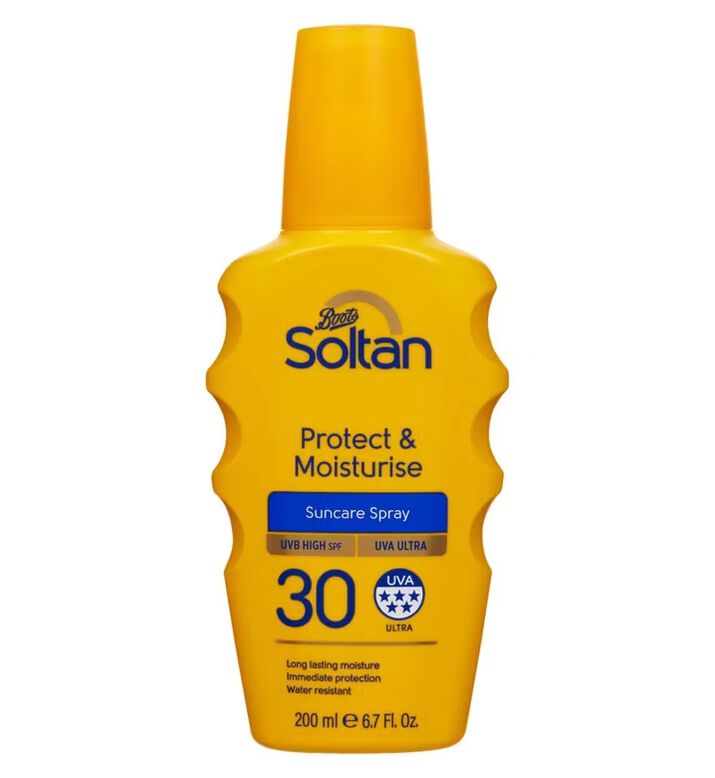 Soltan Protect &amp; Moisturise Suncare Spray SPF30 200ml, , hi-res