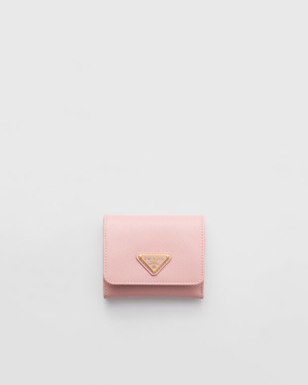 Small Saffiano leather wallet, , hi-res