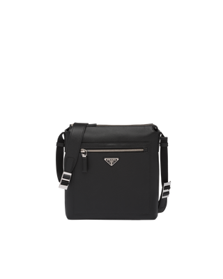 Saffiano Leather Cross-Body Bag