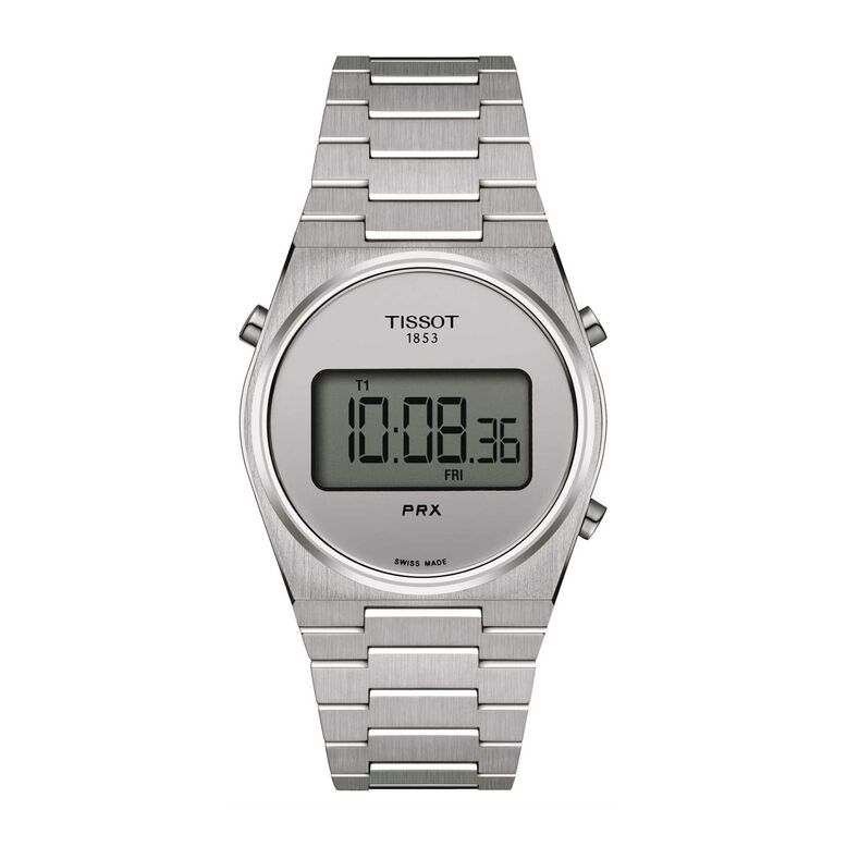 PRX Digital 35mm Unisex Watch Silver, , hi-res