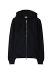 Logo Cotton Blend Zip Hoodie