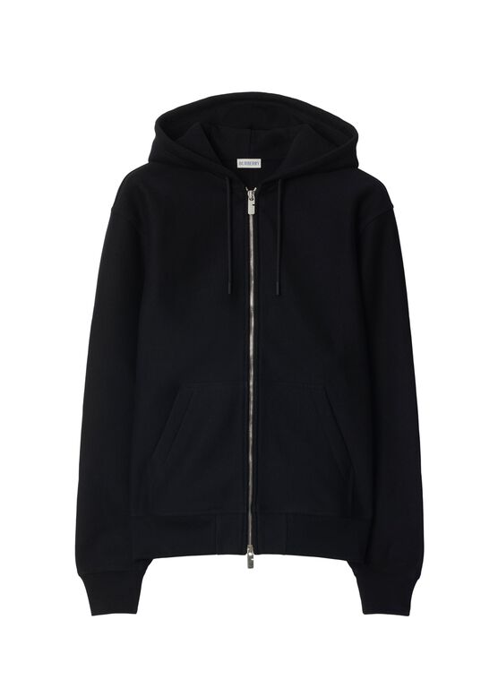 Logo Cotton Blend Zip Hoodie, , hi-res