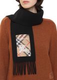Check Label Cashmere Scarf, , hi-res