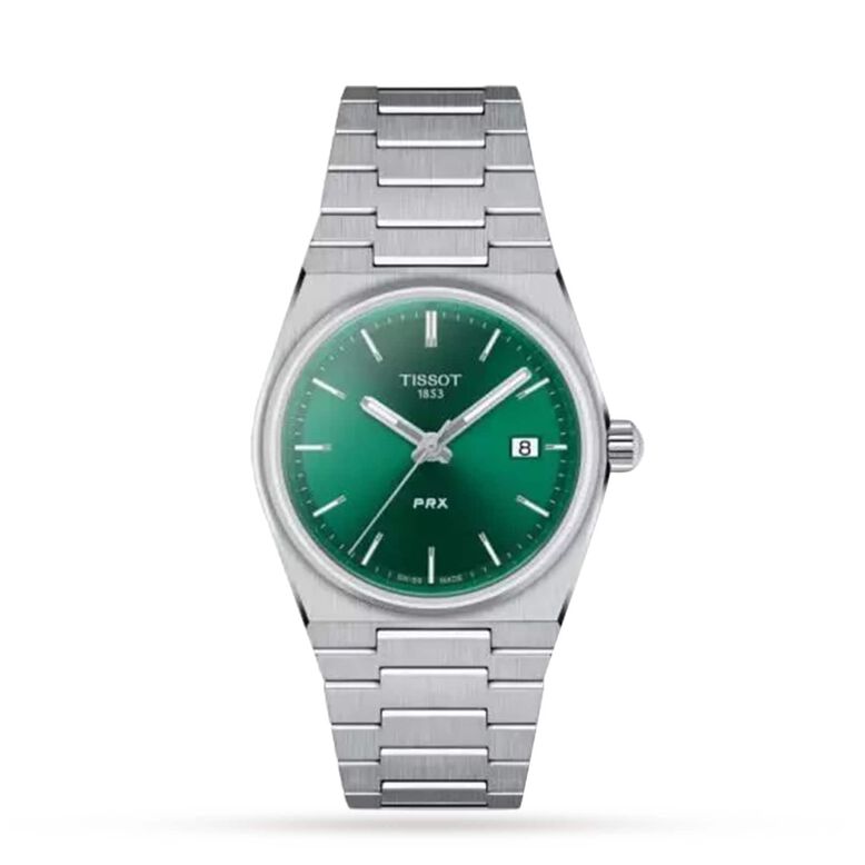 T-Classic PRX 35mm Unisex Watch Green, , hi-res