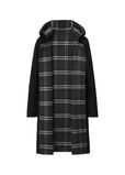 Reversible Wool Hooded Wrap Coat, , hi-res