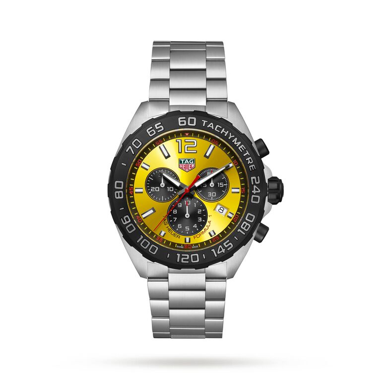 Formula 1 Quartz Chronograph 200M 43mm Mens Watch Yellow, , hi-res