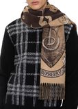 Etched Knight Cashmere Scarf, , hi-res