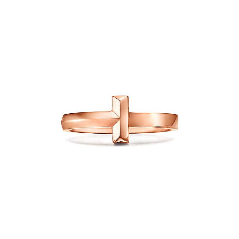 Tiffany T T1 Ring in Rose Gold - Size 7, , hi-res
