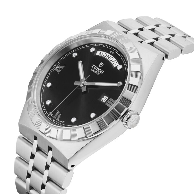 Royal 41mm, Steel Case, Black Dial, , hi-res