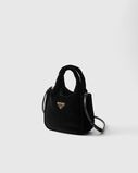 Padded velvet mini handbag, , hi-res