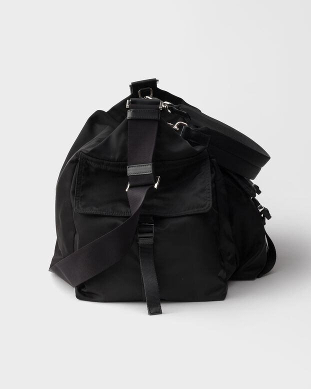 Prada Explore Re-Nylon and leather duffel bag, , hi-res
