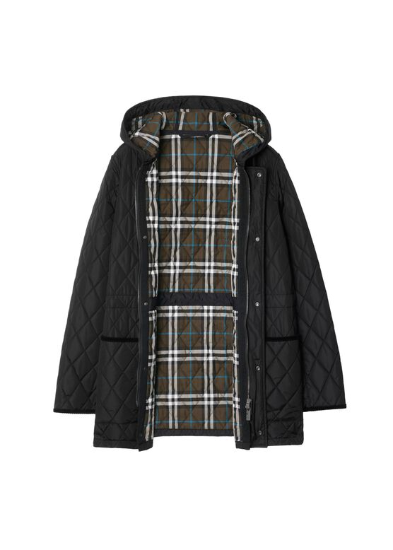 Quilted Nylon Parka, , hi-res