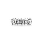 Jean Schlumberger by Tiffany Sixteen Stone Ring in Platinum with Diamonds - Size 5