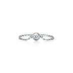 Elsa Peretti® Diamonds by the Yard® ring in platinum. - Size 6