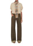 Wide EKD Check Wool Scarf, , hi-res