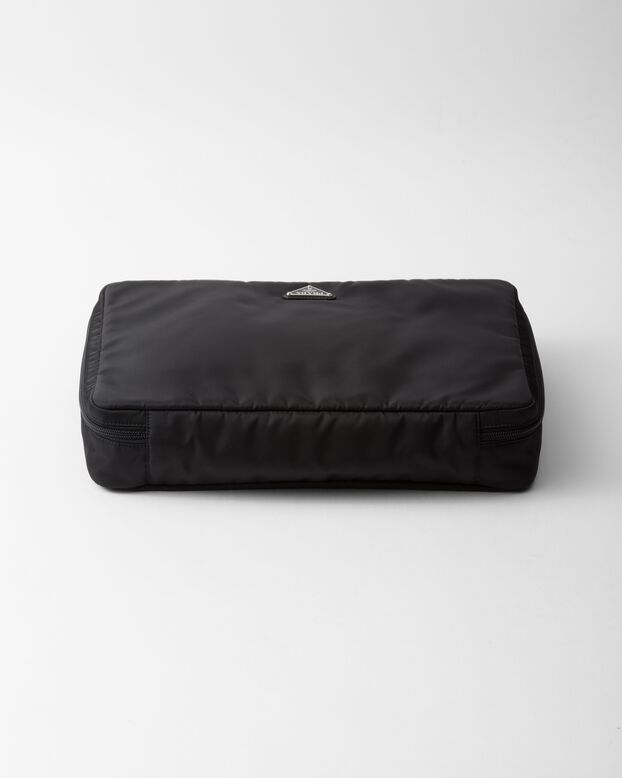 Large Re-Nylon zipper pouch, , hi-res