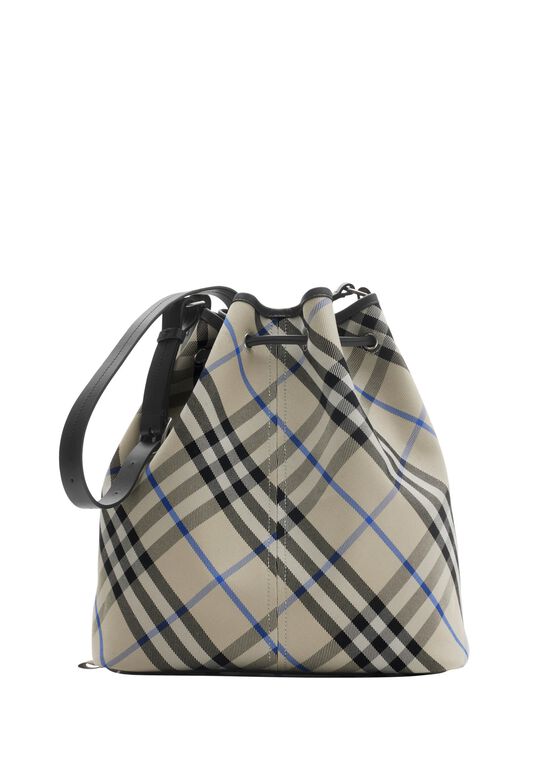 Medium Check Bucket Bag, , hi-res