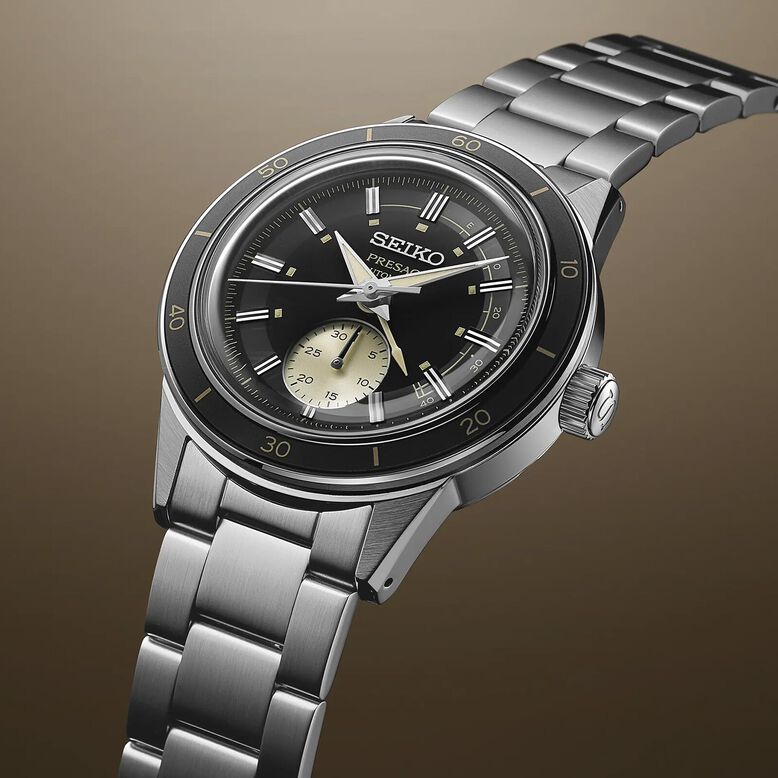 Style 60s Black 41mm Mens Watch, , hi-res