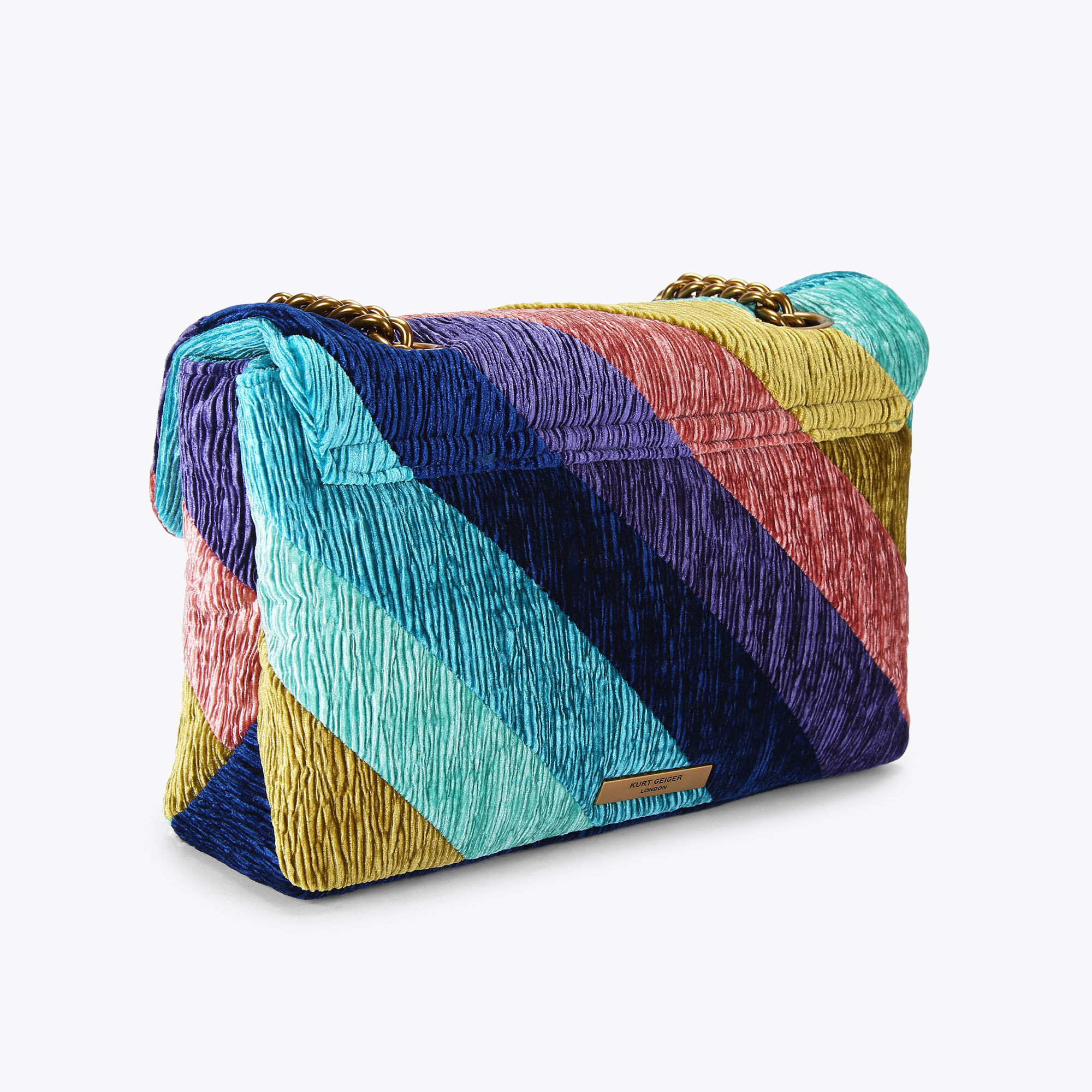 Kurt geiger velvet bag new arrivals