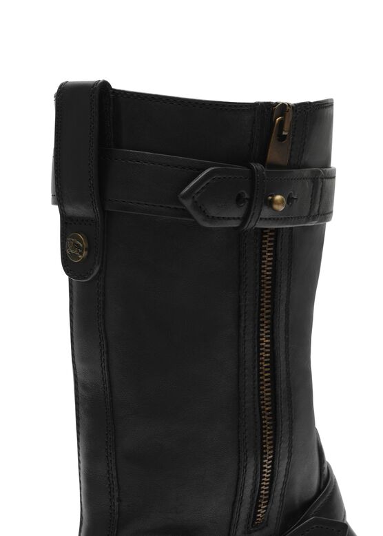 Leather Kent Biker Boots, , hi-res