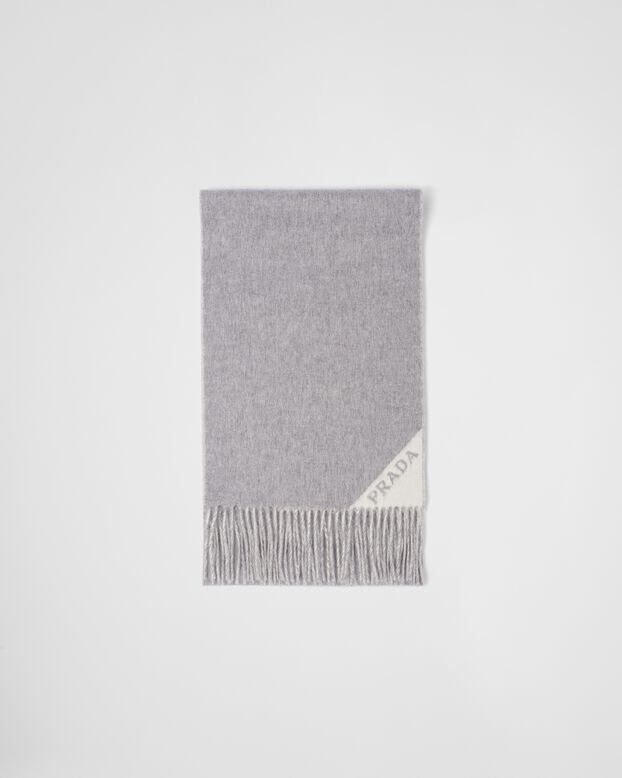 Double cashmere scarf, , hi-res