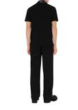 Check Collar Cotton Polo Shirt, , hi-res