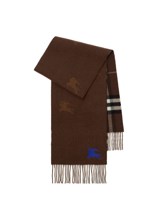 Reversible EKD Check Cashmere Scarf, , hi-res