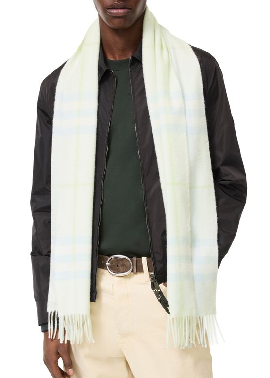 Check Cashmere Scarf, , hi-res