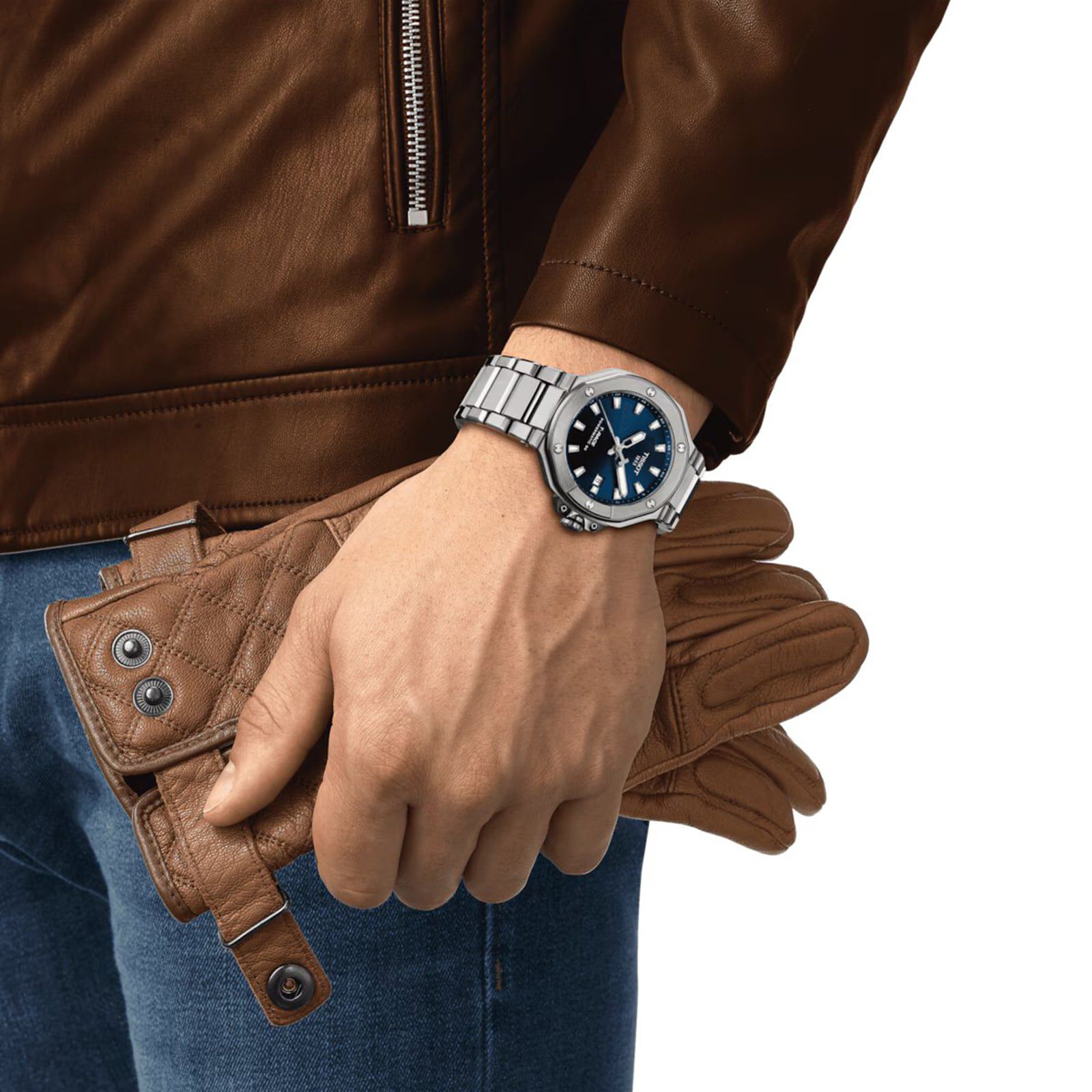 TISSOT T-RACE Powermatic80 41mm 自動巻き時計 Tissot T-Race Powermatic 80 41mm Mens Watch Blue Fine Watches