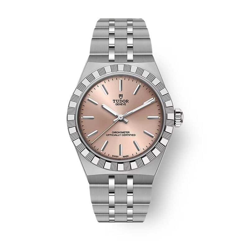 Royal 30mm Steel Case Watch Salmon, , hi-res