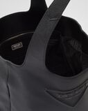 Leather tote, , hi-res
