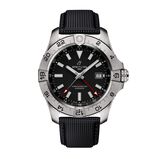 Avenger Automatic GMT 44mm Mens Watch Black Leather, , hi-res