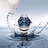 HydroConquest Blue Dial 41mm Automatic Diving Mens Watch, , hi-res