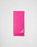 Double-faced wool and cashmere scarf, , hi-res