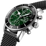 Superocean Heritage Chronograph 44 Stainless Steel Rubber Strap Watch, , hi-res