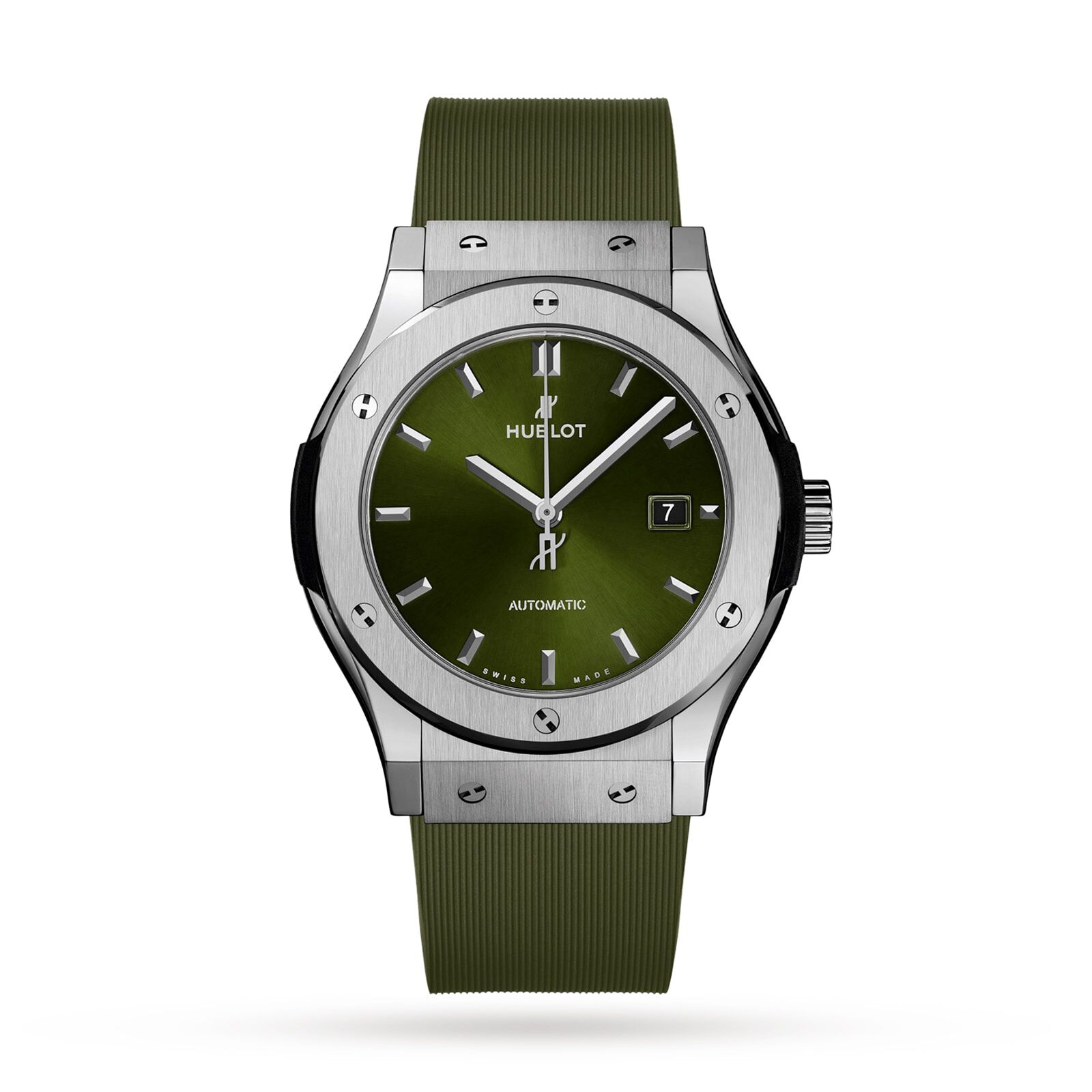 Hublot classic fusion titanium green online